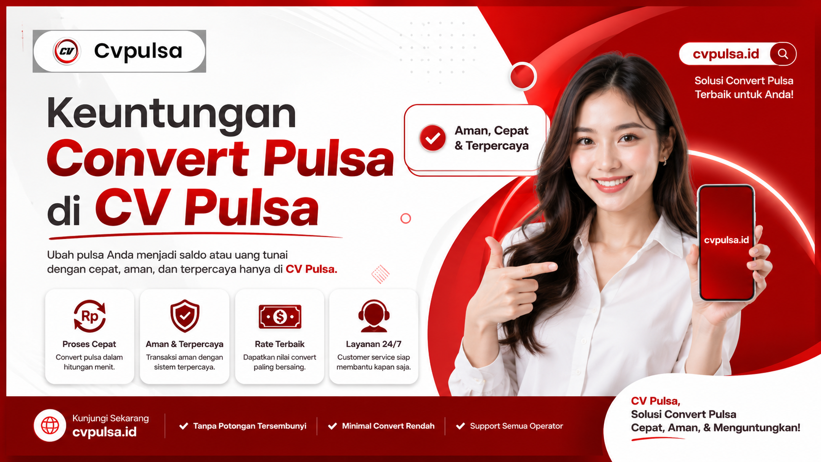 Keuntungan Convert Pulsa di CV Pulsa
