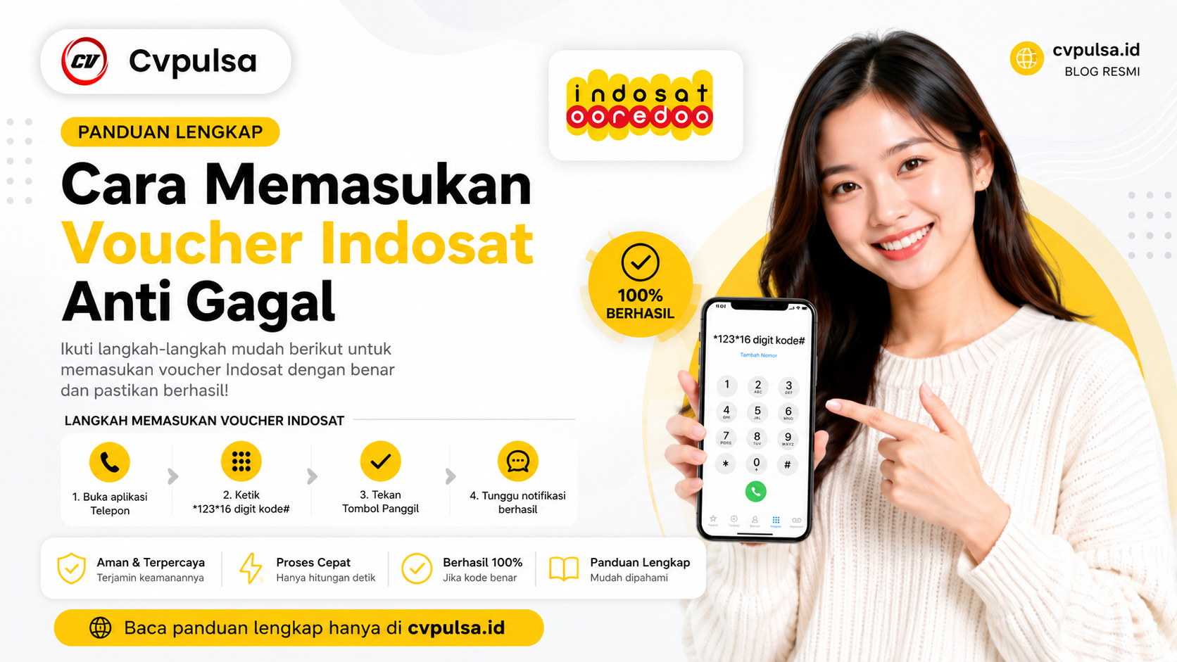 Cara Memasukan Voucher Indosat Anti Gagal