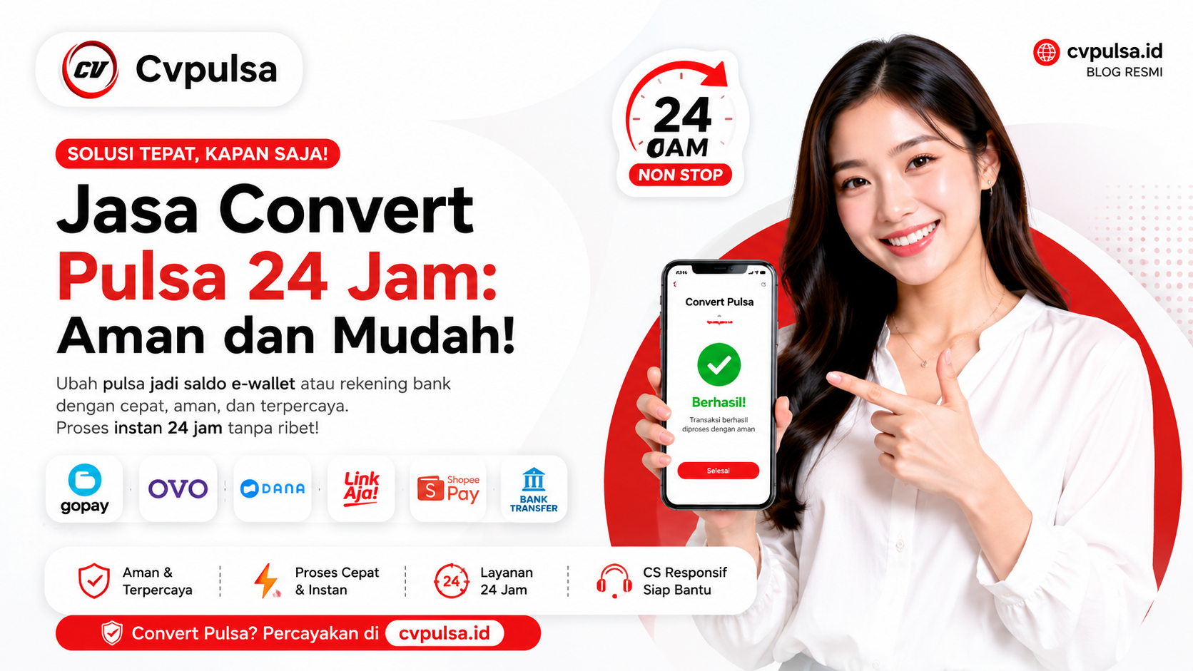 Jasa Convert Pulsa 24 Jam: Aman dan Mudah!