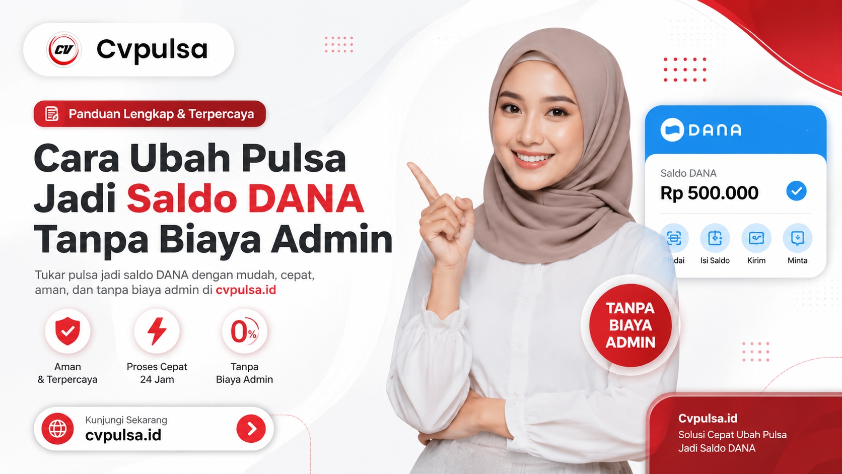 Cara Ubah Pulsa Jadi Saldo DANA Tanpa Biaya Admin