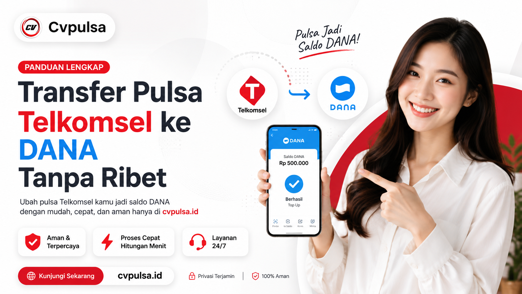 Panduan Transfer Pulsa Telkomsel ke DANA Tanpa Ribet