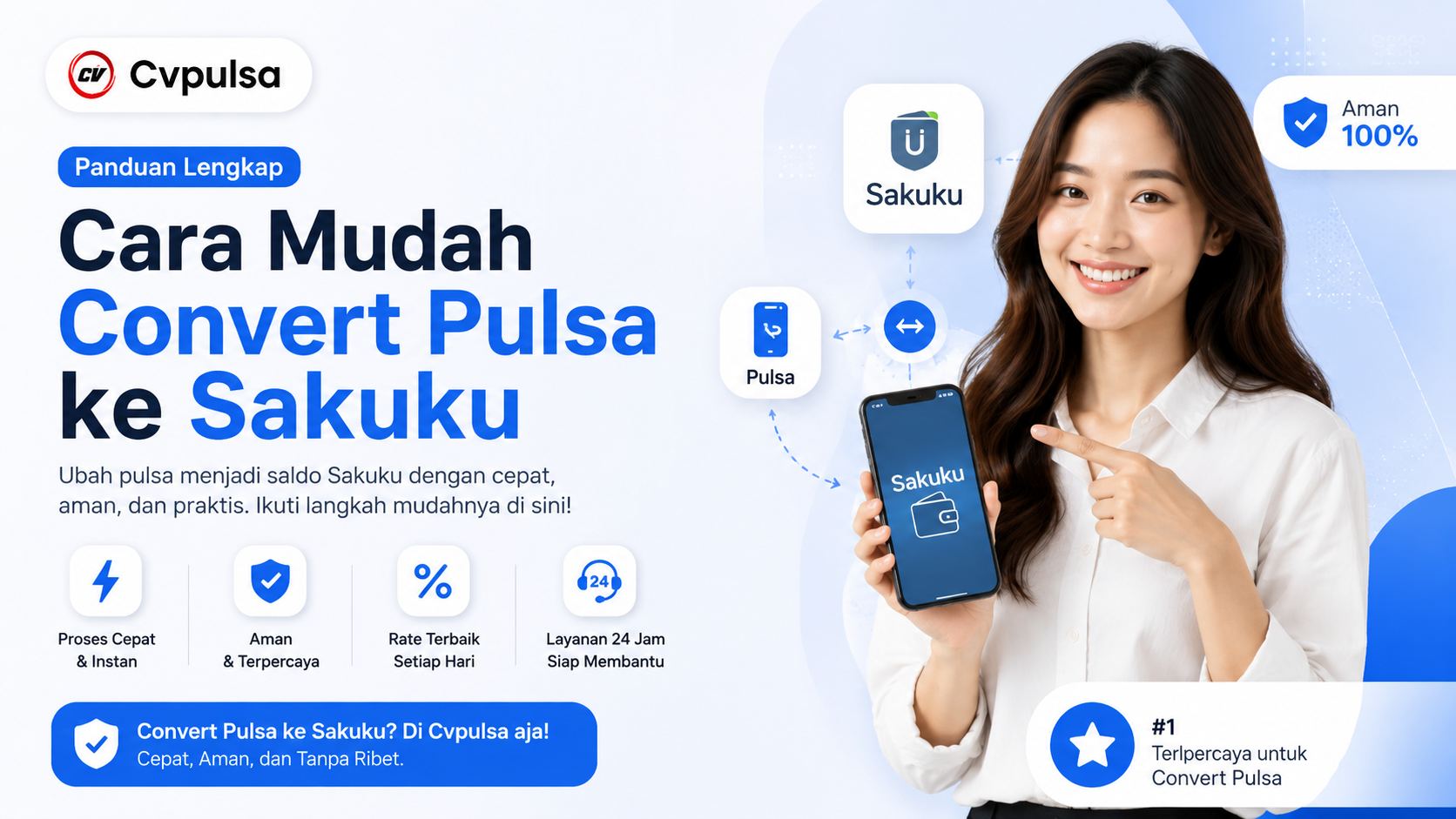 Cara Mudah Convert Pulsa ke Sakuku