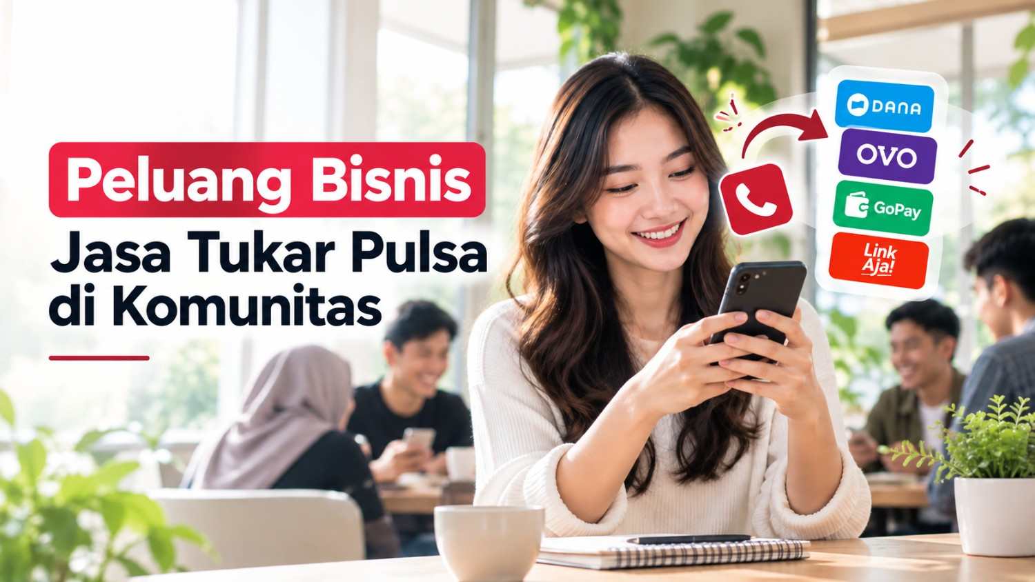 Peluang Bisnis Jasa Tukar Pulsa di Komunitas